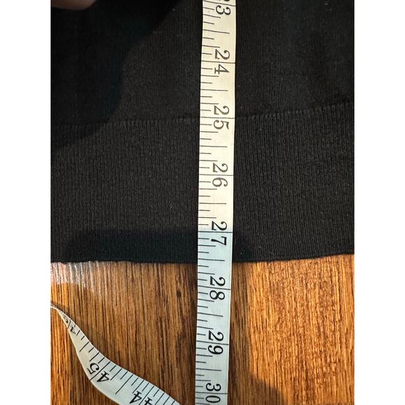 Banana Republic Men’s Cotton Cashmere 1/4 Zip Pullover Black/Red Size XL –Dapper - Picture 7 of 8